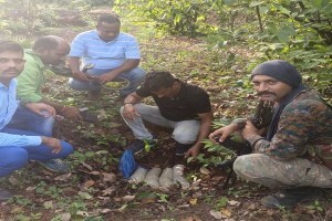 explosives buried by Naxalites Gadchiroli