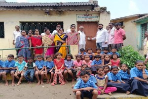 Villagers locked school Dhochi