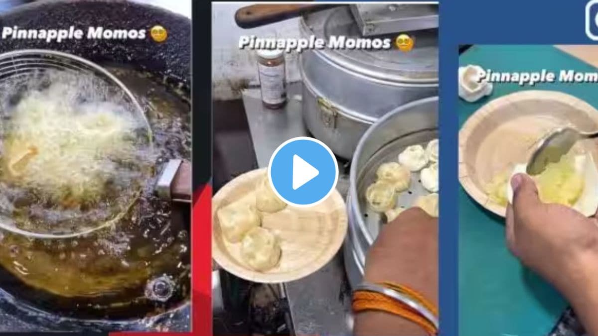 Street vendor’s pineapple momos fail to impress netizens watch video
