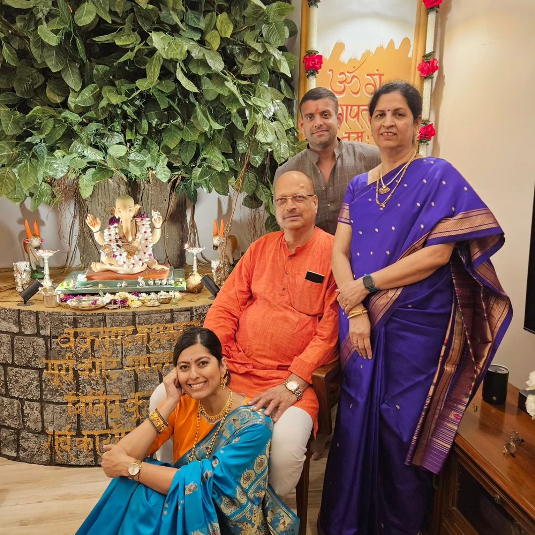 abhidnya bhave ganpati celebration 