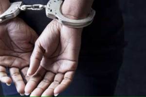 husband arrested for doing audit work in central booking office instead of appointed woman officer in palghar