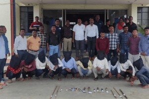 local crime branch arrested 10 robbers