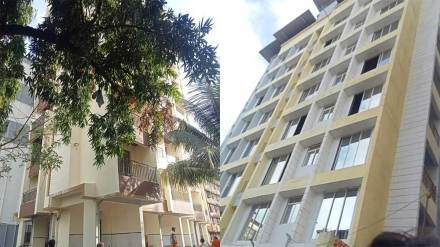 two illegal buildings constructed in rahul nagar dombivli west