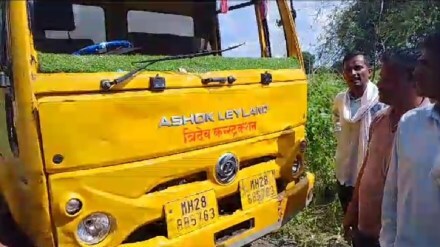 bus accident in buldhana, buldhana, student died in accident ,