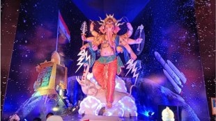 mumbai ganesh mandals, ganesh mandal decorations, decoration of chandrayaan 3, decoration of shiv rajyabhishek sohla, mumbai ganpati decoration, ganeshotsav