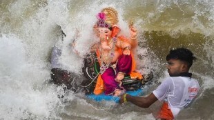 ganesh idols immersion in mumbai, ganesh visarjan in mumbai, ganesh idols immersed in mumbai, 80 thousand ganesh idols immersed in mumbai