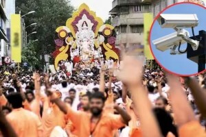 dhule ganesh visarjan, 700 cctv camera in dhule, dhule ganesh visarjan, dhule police 700 cctv cameras