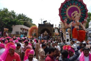 jalgaon ganesh visarjan 2023, jalgaon ganesh visarjan started, jalgaon ganeshotsav 2023, jalgaon police on ganesh visarjan