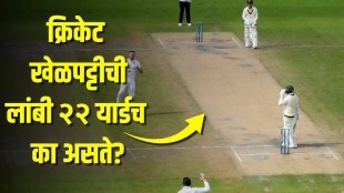 cricket pitch only 22 yards