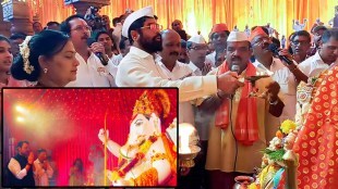eknath shinde fadanvis ganesh darshan