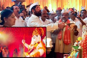 eknath shinde fadanvis ganesh darshan