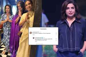 farah khan reacts to troll who criticised her