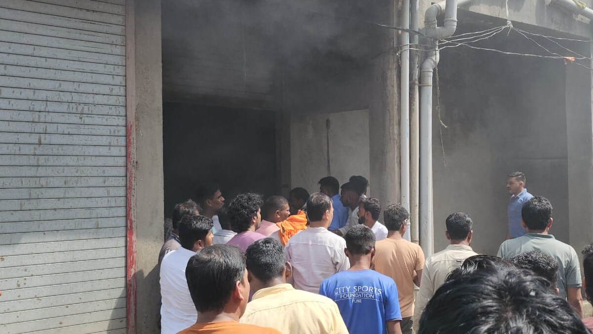 fire in godam
