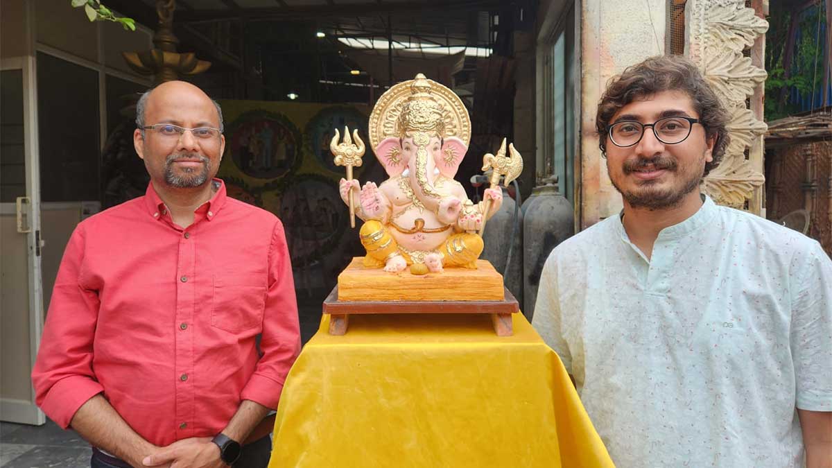 idol of tulshibaug ganesha installed in munich germany