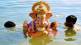 environmentalists express unhappy over immersion of ganesh idol in thane creek