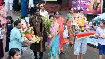 ganesh visarjan in alibagh