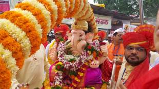 ganesh visarjan 2023 five manache ganpati immersed in pune