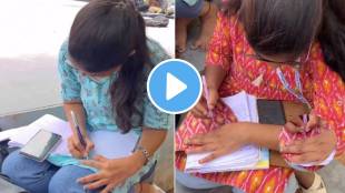 girls highly creative way to cheating in exams video goes viral on social media