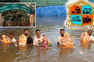 ngt hits out at thane municipal corporation for dumping idol debris in thane creek