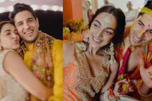 kiara advani got emotional at her haldi ceremony