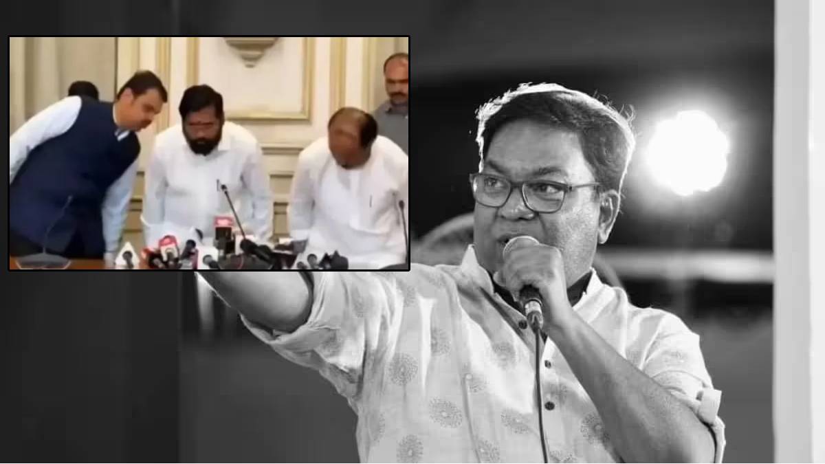 kishor kadam post on viral video