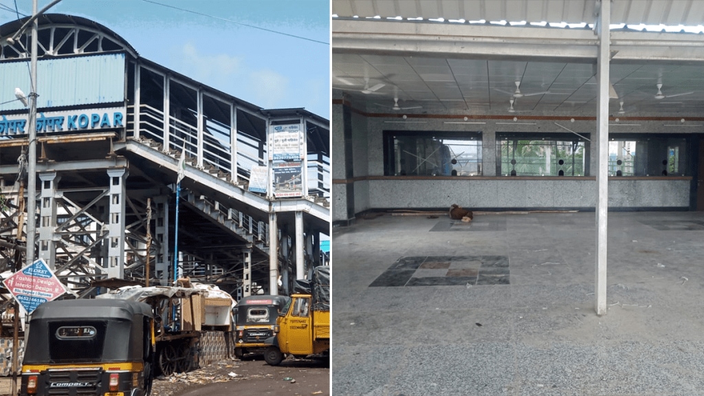 new ticket office Kopar railway station closed