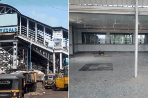 कोपर रेल्वे स्थानकातील नवीन तिकीट घर बंदच new ticket office Kopar railway station closed
