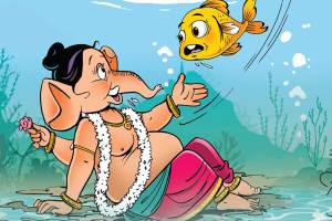 interesting fish and lord ganesha story
