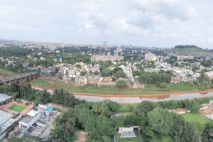 Mutha River is dry for Ganesh Visarjan