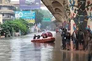 nagpur flood, Floods due to shoddy work in nagpur