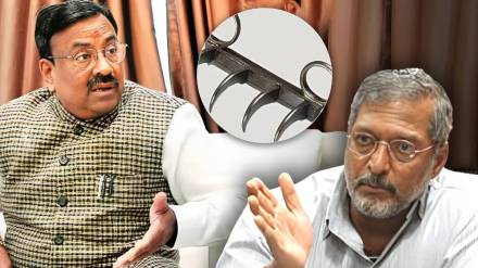 nana patekar and sudhir mungantiwar