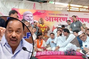 ९६ कुळी मराठय़ांची कुणबी दाखल्यांची मागणीच नाही!; नारायण राणेंचा दावा, जरांगेंच्या मागणीला छेद narayan rane talk maratha reservation