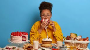over eating