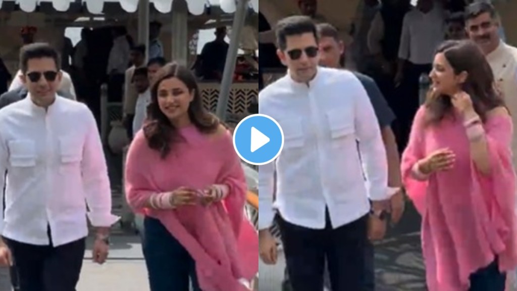 parineeti chopra raghav chadha first appearance after wedding