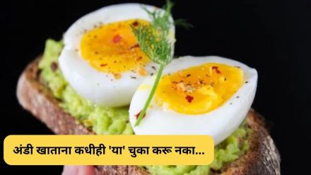 never do mistakes while eating eggs