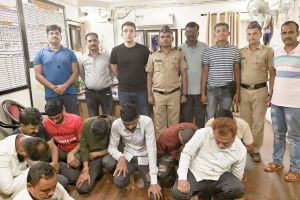 raids on gambling dens