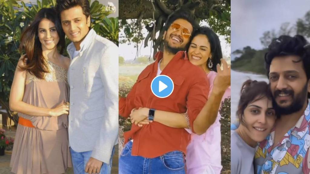 riteish deshmukh shared romantic video with wife genelia deshmukh