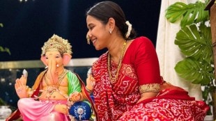 shreya bugde ganpati post