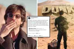jawan shah rukh khan reation on dunki