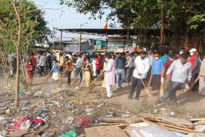 चंद्रपूर:एक आक्टोंबरला एक तास गावाच्या स्वच्छतेसाठी one hour for village cleanliness campaign