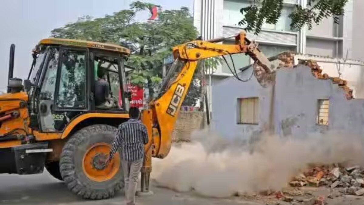 Navi Mumbai Anti Encroachment Department big action Turbhe Nerul