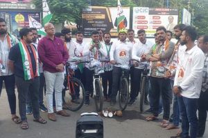 पिंपरी- चिंचवड: अजित पवार गटाला शह देण्यासाठी शरद पवार गटाचा सायकल दौरा! Cycle tour of Sharad Pawar group