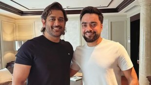 World Cup 2023: Rashid Khan takes MS Dhoni's visit before match against Pakistan photo viral on social media