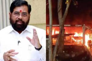 “…म्हणून गोरेगावमधील इमारतीच्या पार्किंगमध्ये आग लागली”, दिल्लीतून मुख्यमंत्री एकनाथ शिंदेंनी सांगितलं कारण Eknath Shinde on Fire in Goregaon at Parking