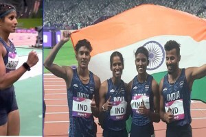Asian Games: टीम इंडियाच्या बाबतीत घडला चमत्कार! ४x४०० रिलेमध्ये तिसरे येऊनही मिळाले कांस्यऐवजी रौप्य पदक, जाणून घ्या Asian Games: India got seven medals on the ninth day of Asian Games NC Sojan won silver in long jump and 4x400 meter race