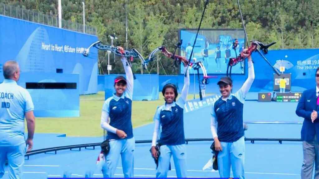 Asian games 2023: Indian archers target gold in Asian Games Brilliant performance by Jyoti Aditi and Praneet