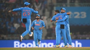 Defending champions out of World Cup England bowed their knees before the powerful bowling of Team India a resounding victory by 100 runs