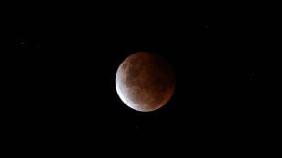 Khandgras lunar eclipse seen naked eye half an hour night October 28