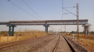 Kharbav-Kaman railway bridge near Bhiwandi