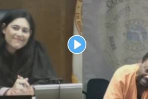 ती न्यायाधीश अन् तो गुन्हेगार…! शाळेतले दोन मित्र-मैत्रिणी जेव्हा असे समोरा-समोर येतात; VIDEO पाहून तुमचेही डोळे पाणावतील Judge criminal former classmates meeting courtroom viral video